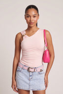 Asymmetrical Ruched Bodysuit