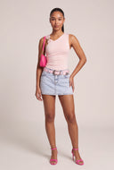 Asymmetrical Ruched Bodysuit