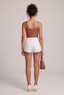 Vegan Leather Thong Bodysuit