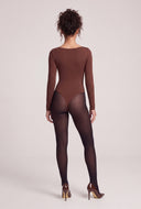 Boat Neck Thong Bodysuit