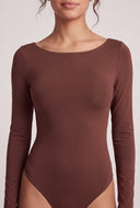 Boat Neck Thong Bodysuit