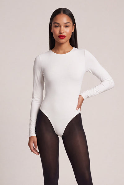 Long Sleeve Thong Bodysuit
