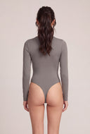 Long Sleeve Thong Bodysuit
