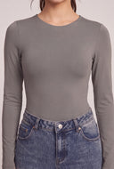 Long Sleeve Thong Bodysuit