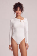 Asymmetrical Thong Bodysuit