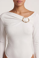 Asymmetrical Thong Bodysuit