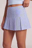 Gingham Pleated Skort