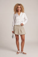 High Waist Bubble Skirt