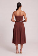 Belted Midi Skirt