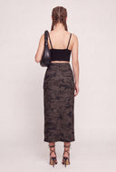 Camo Cargo Midi Skirt