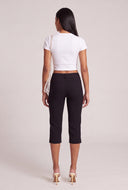 Mid Rise Capri Pants