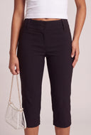Mid Rise Capri Pants