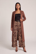 Leopard Print Belted Pants