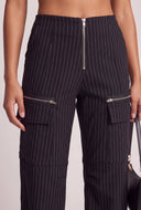 Pinstripe Cargo Pants