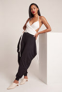 Draped Harem Pants