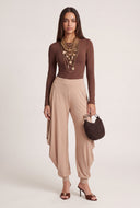 Draped Harem Pants
