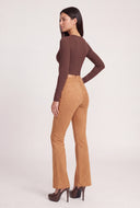 Nia Faux Suede Flare Pants