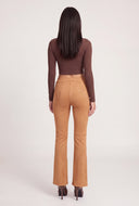 Nia Faux Suede Flare Pants