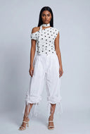 Drawstring Side Parachute Pants