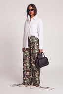 Camo Nylon Baggy Pants
