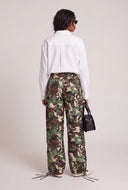 Camo Nylon Baggy Pants