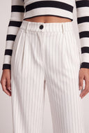Aylin Pinstripe Wide Leg Pants