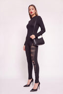 Asymmetrical Cutout Catsuit
