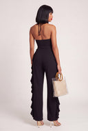 Ruffled Halter Jumpsuit