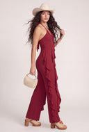 Ruffled Halter Jumpsuit