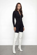Zip Front Long Sleeve Catsuit