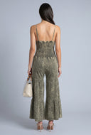 Tie-Front Wide Leg Jumpsuit