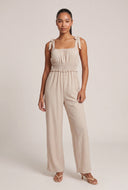 Smocked Waist Jumpsuit
