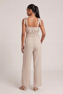 Smocked Waist Jumpsuit