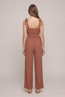 Smocked Waist Jumpsuit