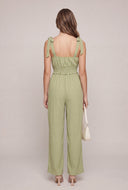 Smocked Waist Jumpsuit