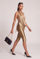 Plunge Capri Jumpsuit