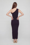 Daisy Cutout One Shoulder Maxi Dress
