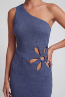 Daisy Cutout One Shoulder Maxi Dress