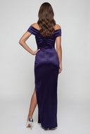 Violeta Twist Front Off The Shoulder Maxi Dress