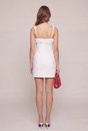 Floral Applique Mini Dress