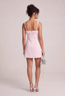 Floral Applique Mini Dress