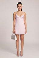 Floral Sequin Mini Dress