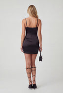 Mercy Satin Sweetheart Bustier Mini Dress