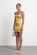 Mercy Satin Sweetheart Bustier Mini Dress
