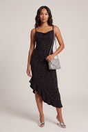 Faux Pearl Asymmetrical Dress