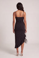 Faux Pearl Asymmetrical Dress