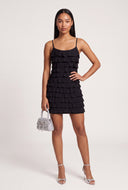 Tiered Ruffle Mini Dress