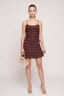 Tiered Ruffle Mini Dress
