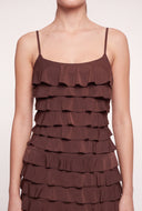 Tiered Ruffle Mini Dress