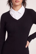 Naya Layered Look Sweater Dress
